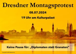 Read more about the article Dresdener Montagsprotest 8. Juli