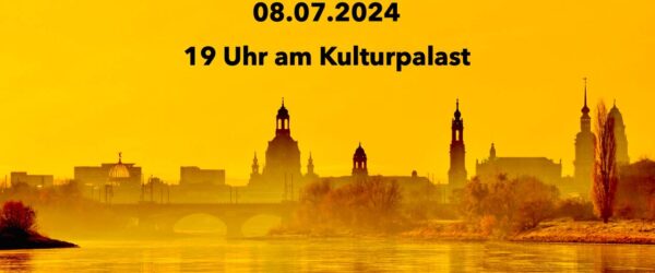 Dresdener Montagsprotest 8. Juli