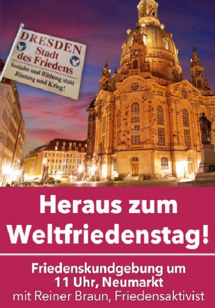 Read more about the article Heraus zum Weltfriedenstag