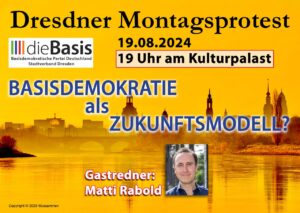 Read more about the article Dresdener Montagsprotest 19. August