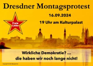 Read more about the article Dresdener Montagsprotest 16.September