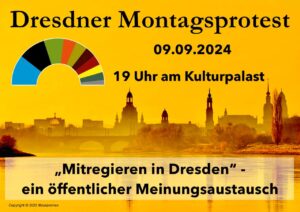 Read more about the article Dresdener Montagsprotest 9.September