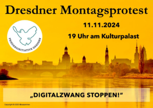 Read more about the article Dresdener Montagsprotest 11. November