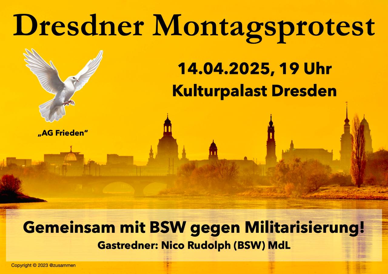 You are currently viewing Dresdener Montagsprotest 14. April 25